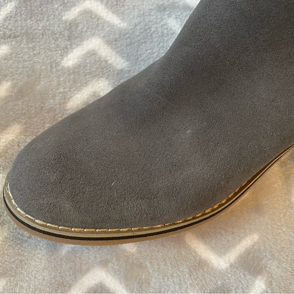 Gray Suede Blondo Liam Boots - Picture 8 of 9